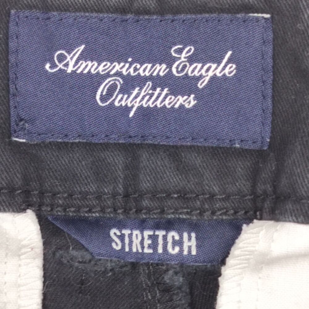 American Eagle Outfitters Women's Black Stretch Cotton Blend Shorts Size 00 - Picture 3 of 11
